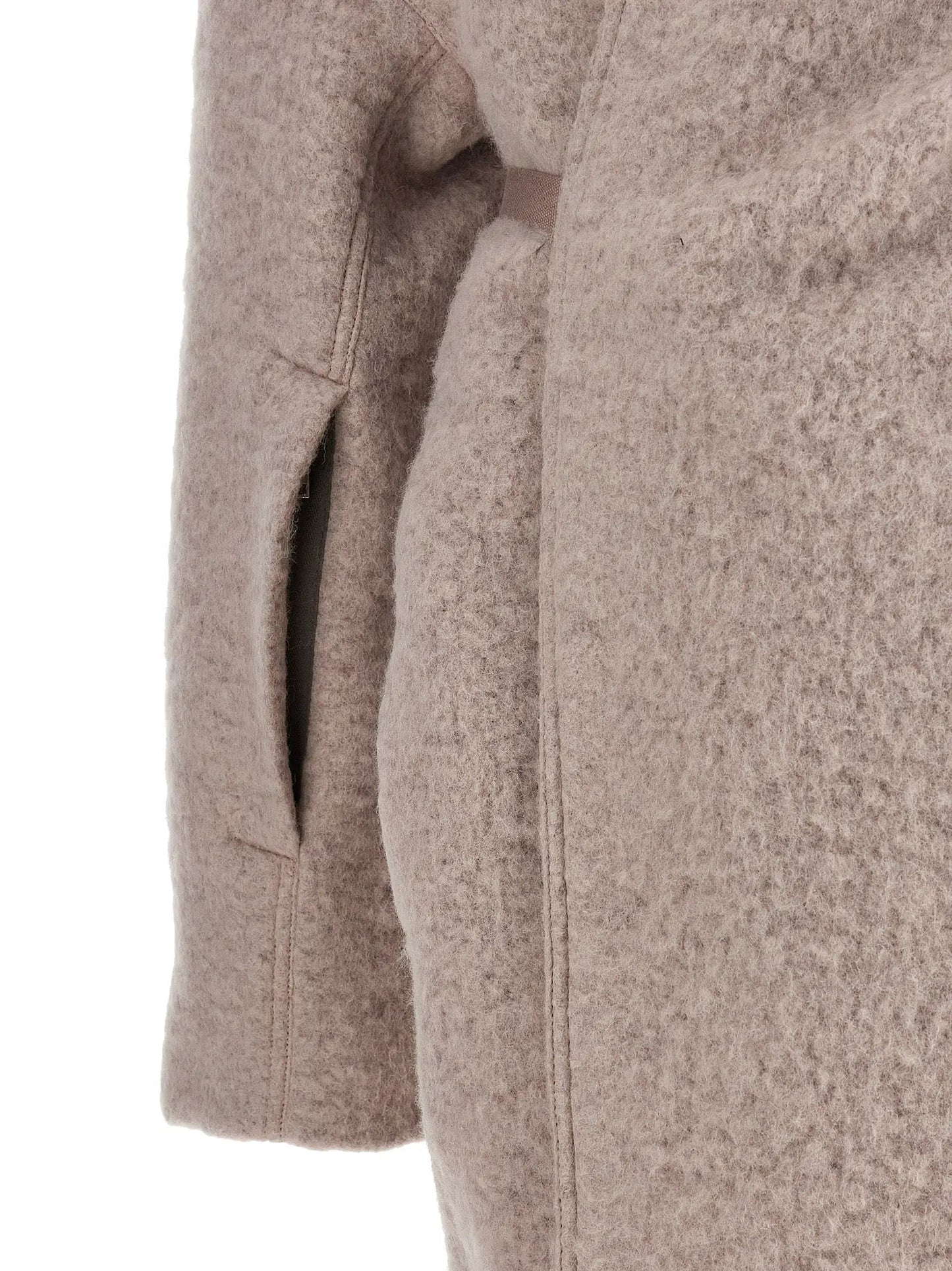 Rick Owens Multicolor Marabou Coat
