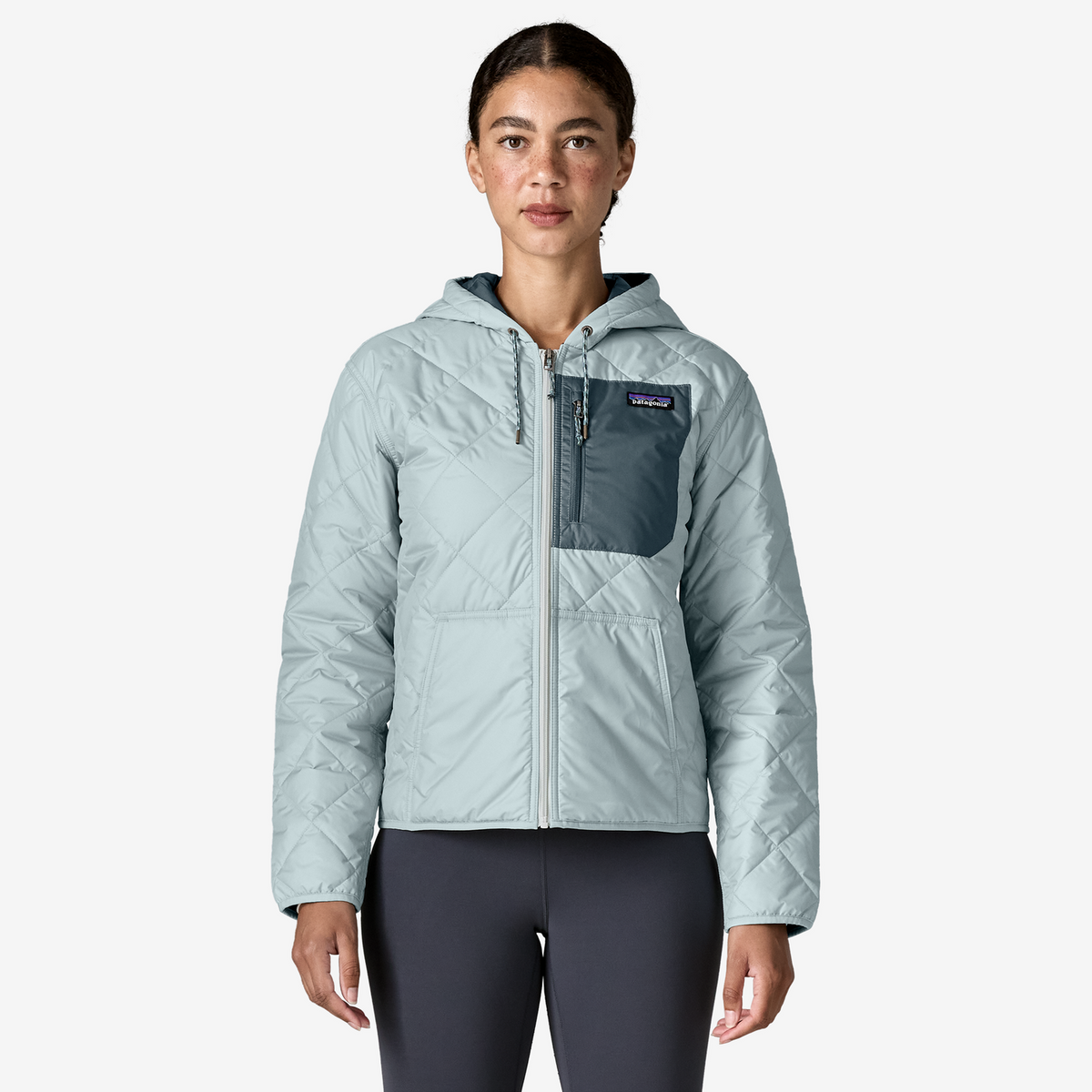 Women's Diamond Quilted Bomber Hoody