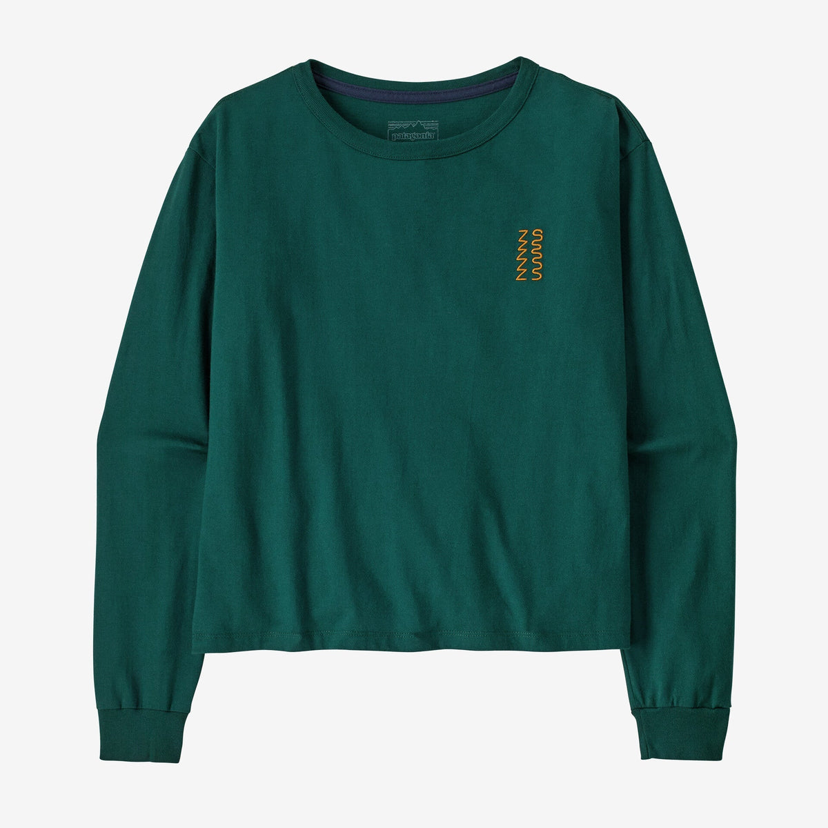 Women's Long-Sleeved Driftways Easy-Cut Organic T-Shirt