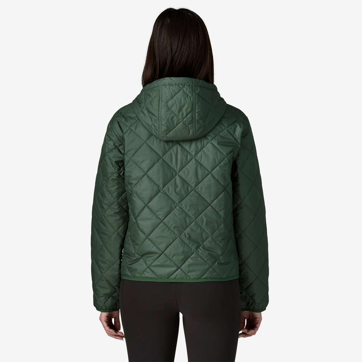 Women's Diamond Quilted Bomber Hoody
