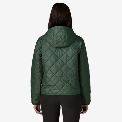 Women's Diamond Quilted Bomber Hoody