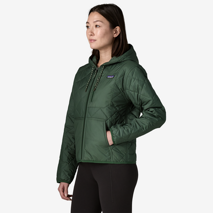 Women's Diamond Quilted Bomber Hoody