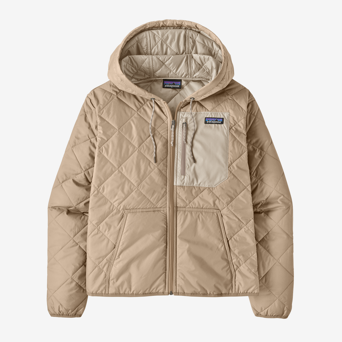 Women's Diamond Quilted Bomber Hoody