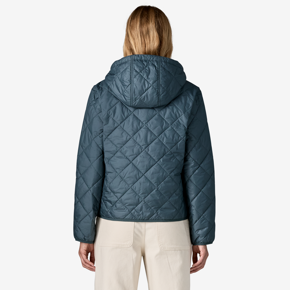 Women's Diamond Quilted Bomber Hoody