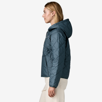 Women's Diamond Quilted Bomber Hoody