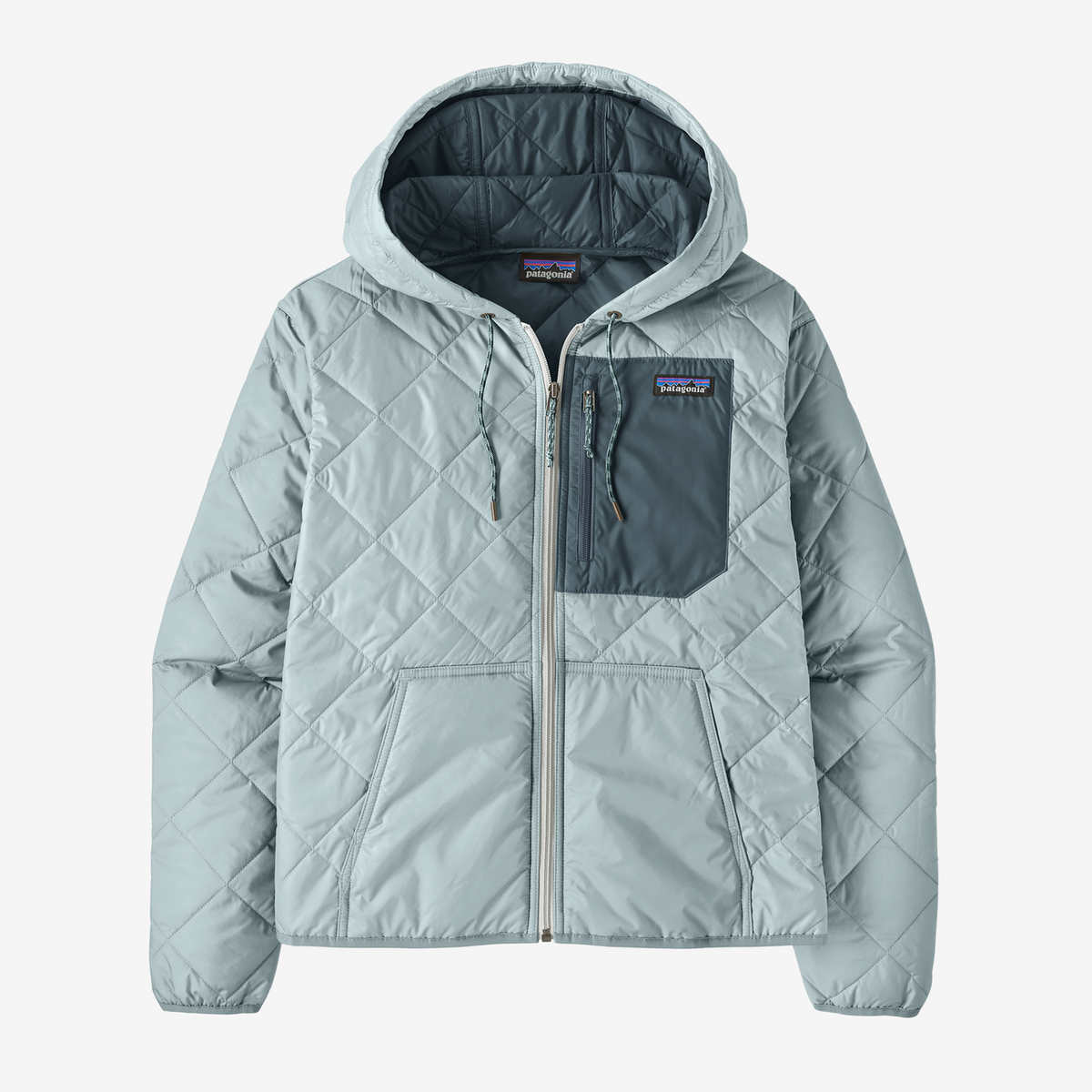 Women's Diamond Quilted Bomber Hoody