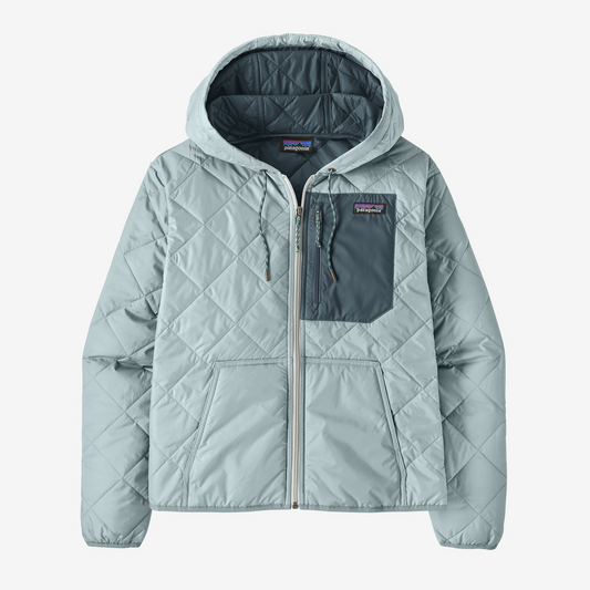 Women's Diamond Quilted Bomber Hoody