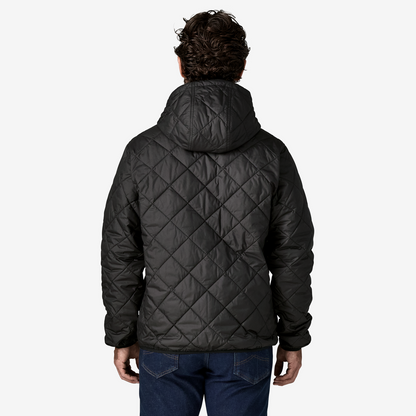 Men's Diamond Quilted Bomber Hoody