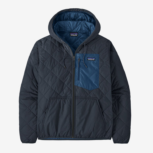 Men's Diamond Quilted Bomber Hoody