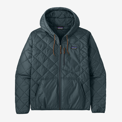 Men's Diamond Quilted Bomber Hoody