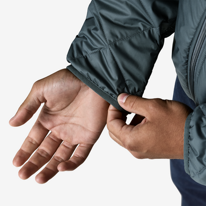 Men's Diamond Quilted Bomber Hoody