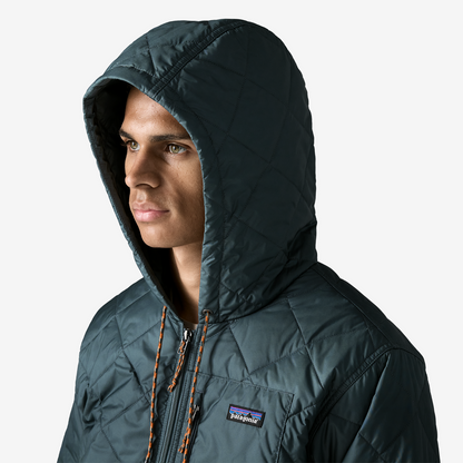 Men's Diamond Quilted Bomber Hoody