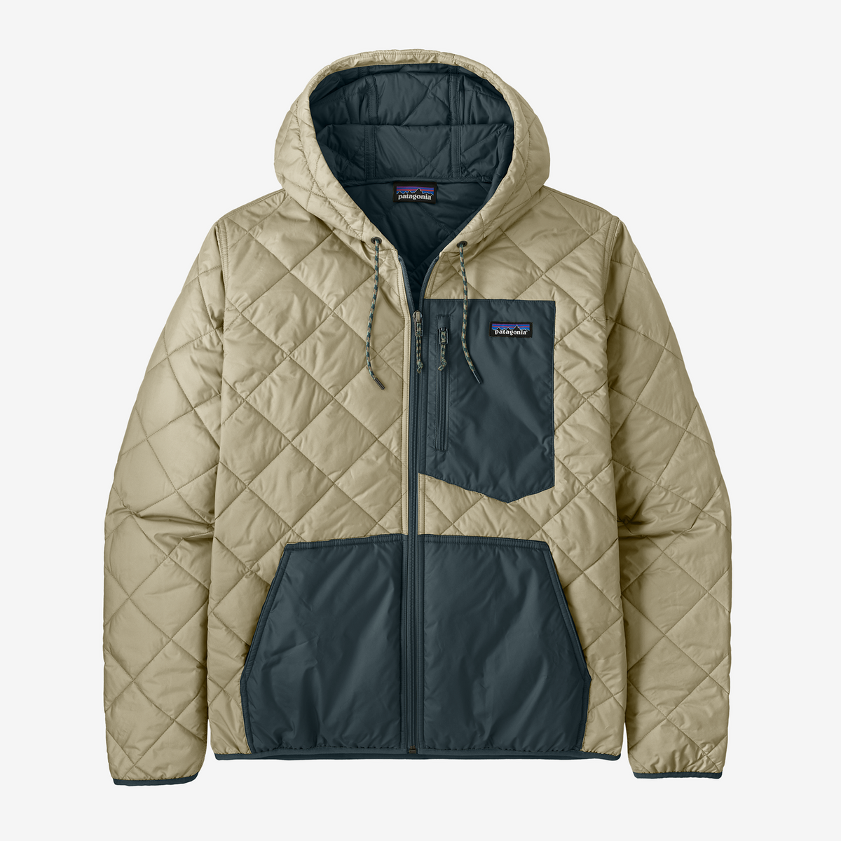 Men's Diamond Quilted Bomber Hoody