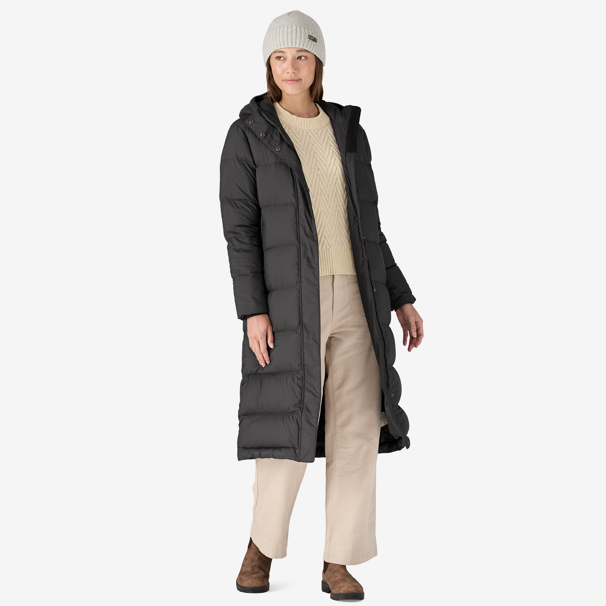 Women's Silent Down Long Parka