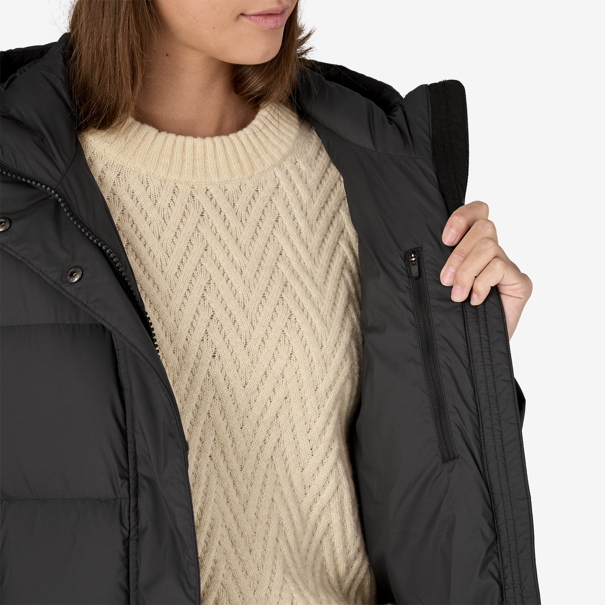 Women's Silent Down Long Parka