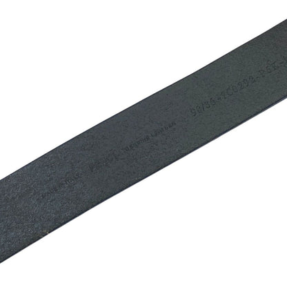Fendi FF Logo Buckle Belt Leather Gray Practical