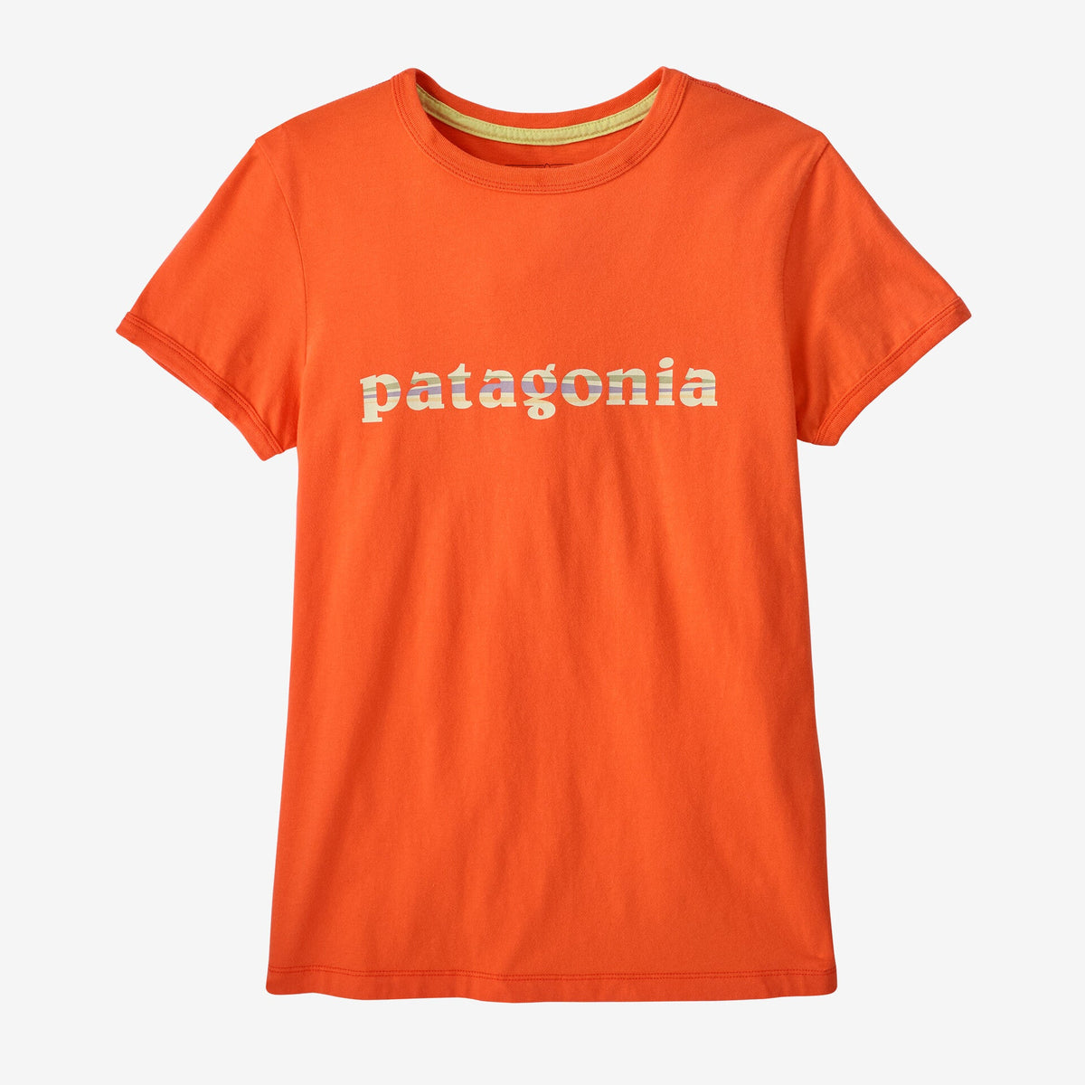 Women's '73 Text Logo Organic Ringer Tee