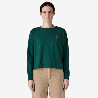 Women's Long-Sleeved Driftways Easy-Cut Organic T-Shirt