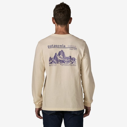 Men's Long-Sleeved Midweight Hut Tripper Skyline T-Shirt
