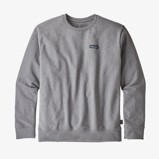 Patagonia Men's P-6 Label Uprisal Crew Sweatshirt Felpa Uomo girocollo Gravel Heater