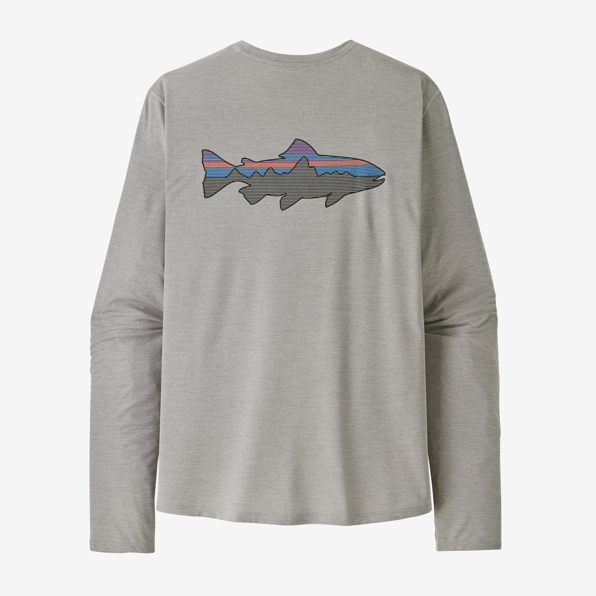 Men’s Long-Sleeved Capilene® Cool Sun Shirt - Fitz Roy Trout