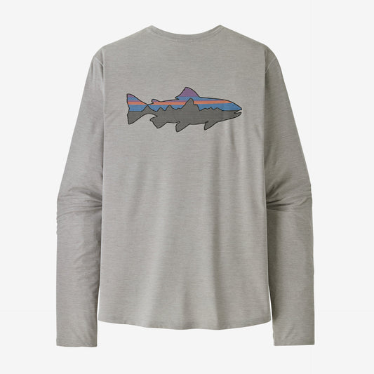 Men’s Long-Sleeved Capilene® Cool Sun Shirt - Fitz Roy Trout