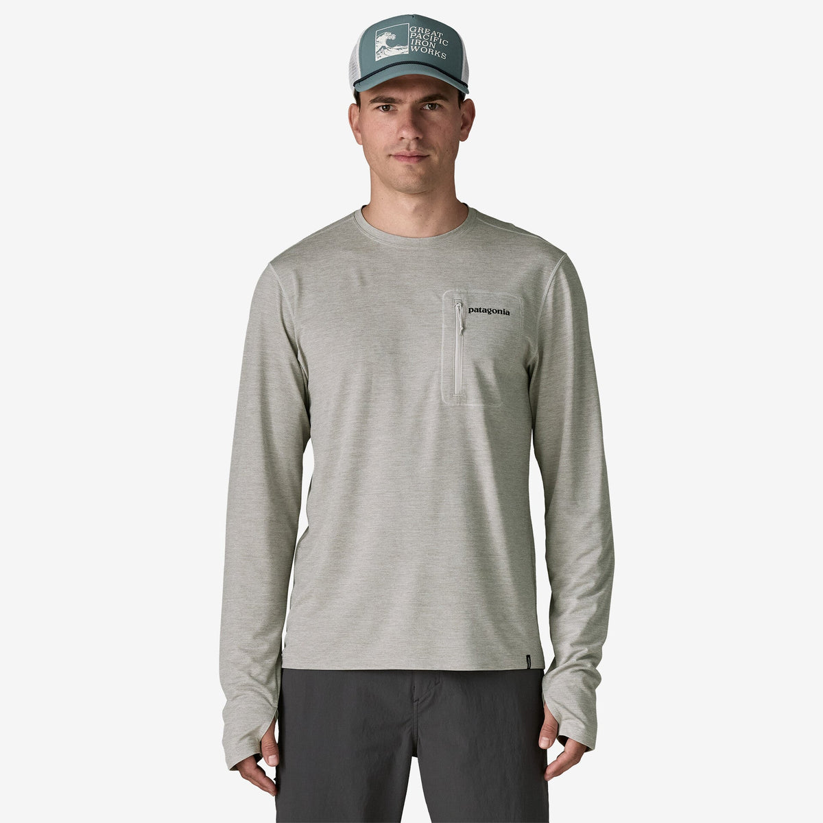 Men’s Long-Sleeved Capilene® Cool Sun Shirt - Fitz Roy Trout