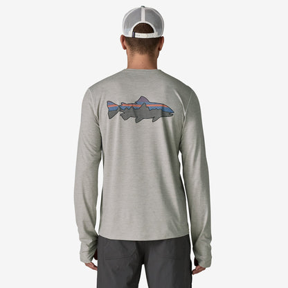 Men’s Long-Sleeved Capilene® Cool Sun Shirt - Fitz Roy Trout