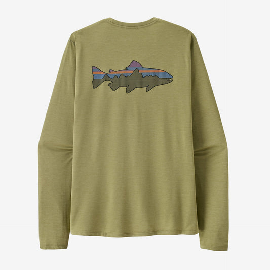 Men’s Long-Sleeved Capilene® Cool Sun Shirt - Fitz Roy Trout