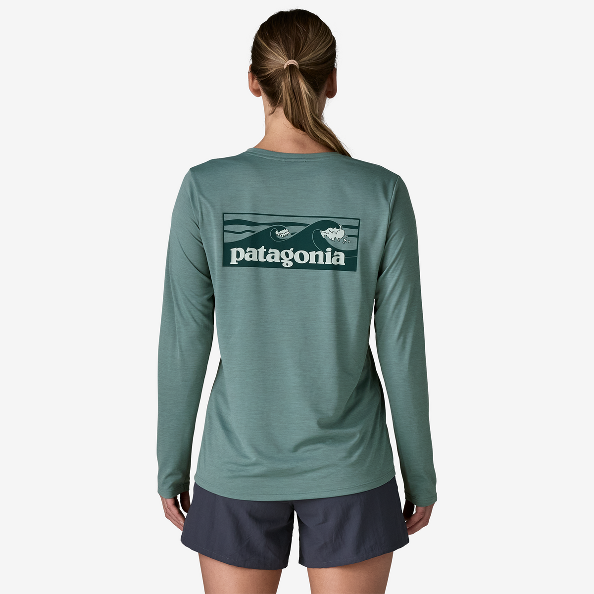 Women’s Long-Sleeved Capilene® Cool Daily Shirt - Boardshort Logo