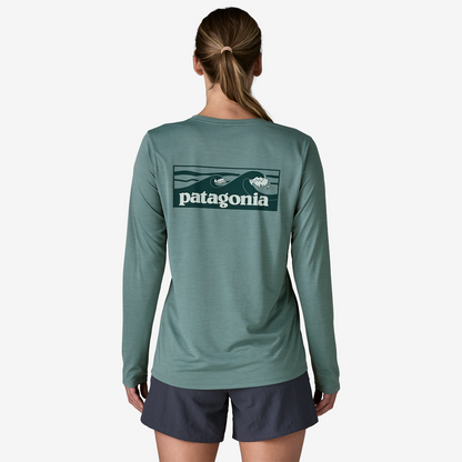 Women’s Long-Sleeved Capilene® Cool Daily Shirt - Boardshort Logo