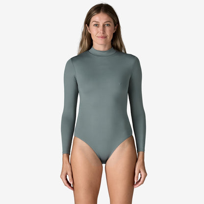 Women's Long-Sleeved Swell Seeker One-Piece Swimsuit