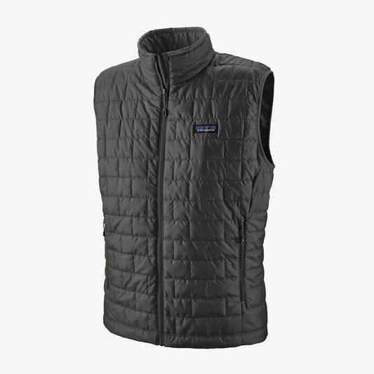Patagonia Men's Nano Puff® Vest Gilet da uomo Forge Grey Grigio scuro