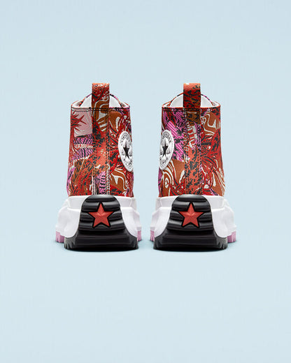 Run Star Hike Platform Tropical Florals High Tops