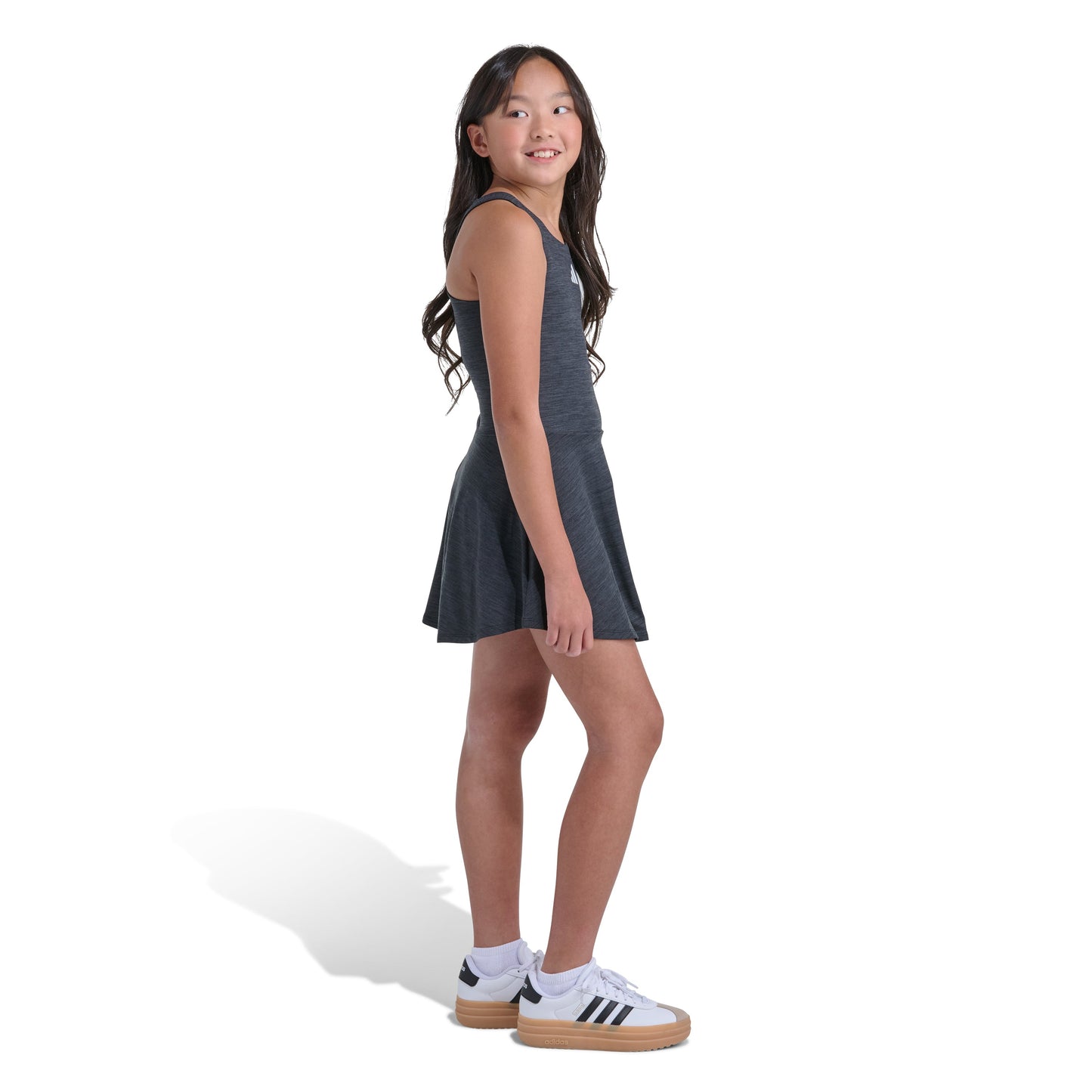 Melange Flounce Dress - Youth