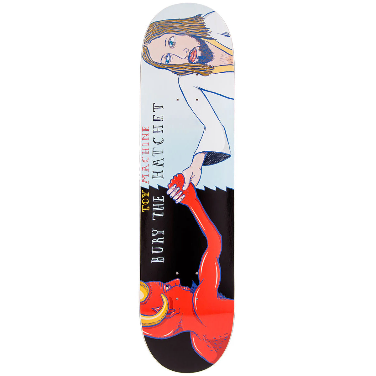 Toy Machine Skateboard Deck Bury the Hatchet Symmetrical 9.0" x 32.25"