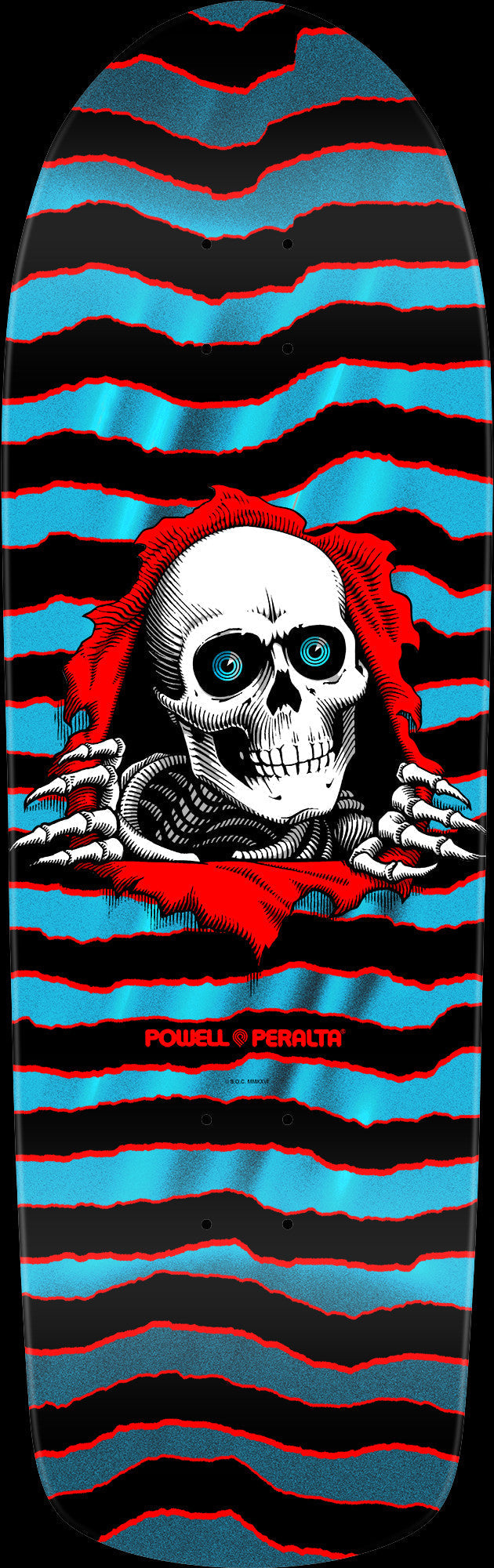 Powell Peralta Skateboard Deck OS Ripper Red/Blue Foil Old School Reissue