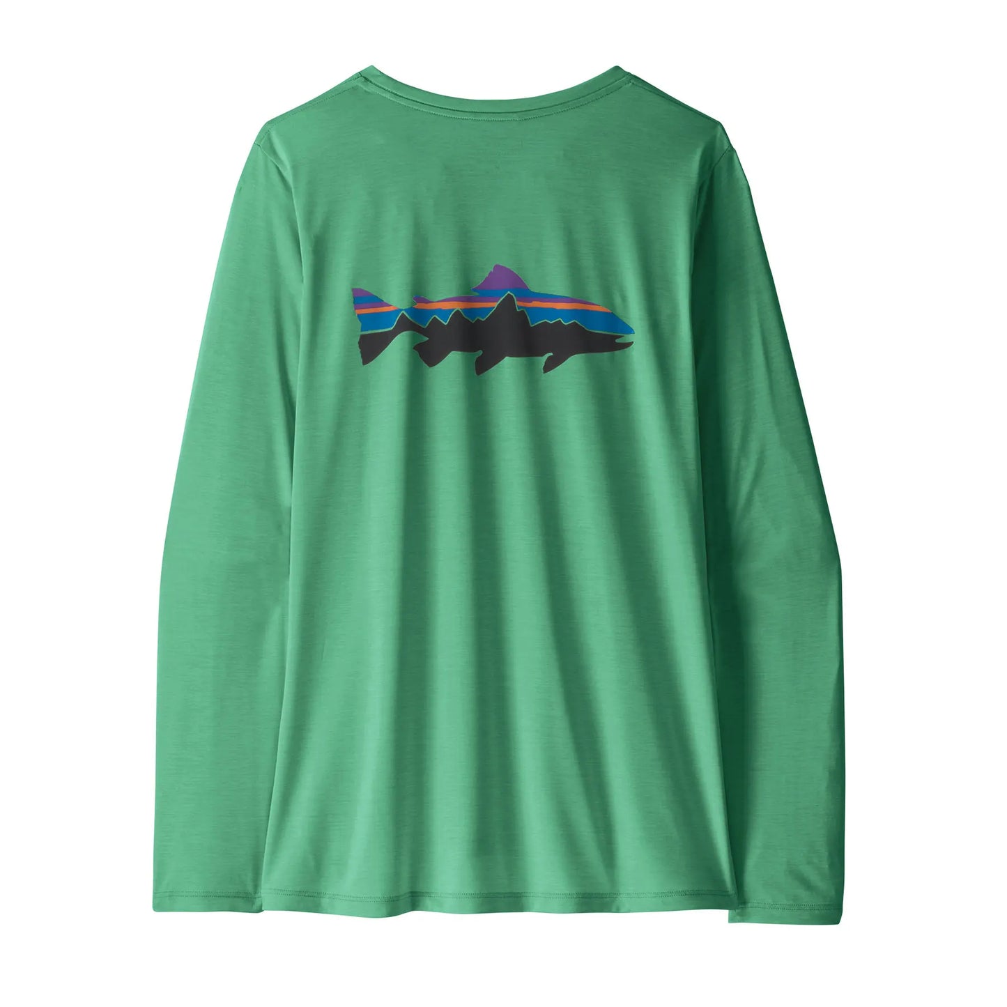 Patagonia W's L/S Capilene Cool Daily Shirt - Fitz Roy Trout